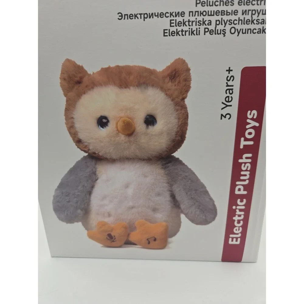 Owl Plush Stuffed Baby's Animal Toy Interactive Owl Toy with Sounds and Shake...